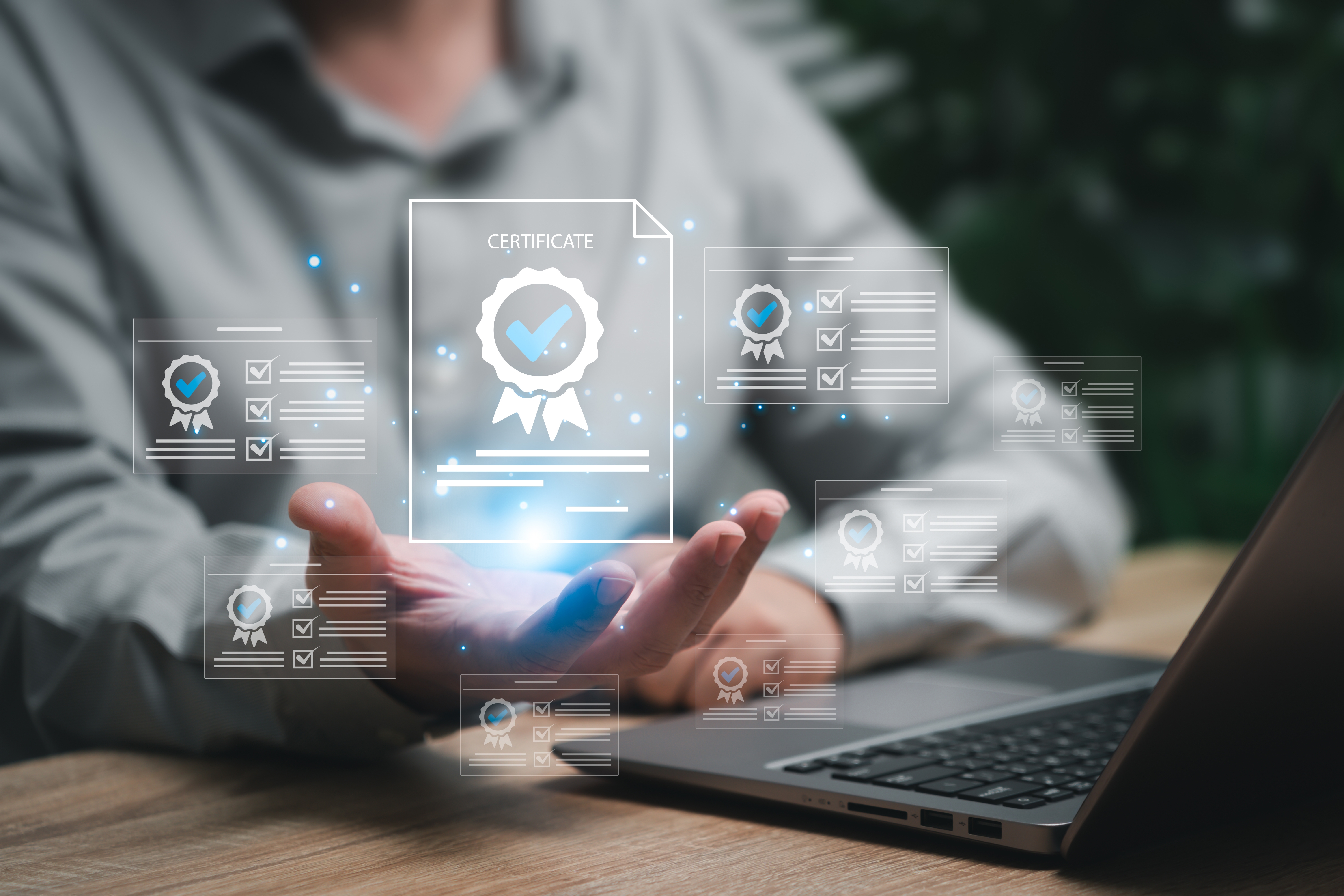 Assessment,For,Certificate,And,Document,Approved,Concept,,Businessman,Show,Certificate